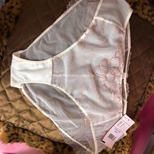 Chantelle Mesh and Lace Panty NWT